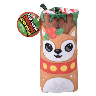 Holiday Flip Plush Water Wiggler – 5.5" Holiday Sensory Fidget Toy