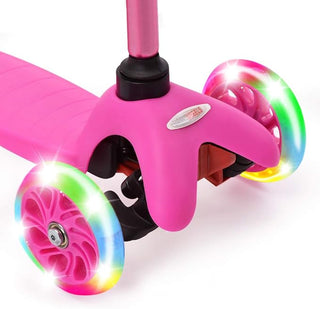 Mega Glidekick Scooter with LED Lights: Pink