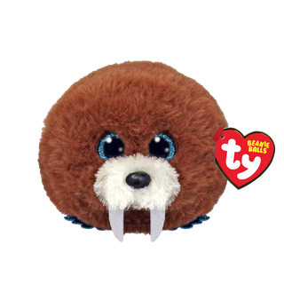 Hank - Brown Walrus Beanie Ball