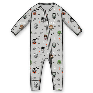 Little Monsters Bamboo Convertible Footie