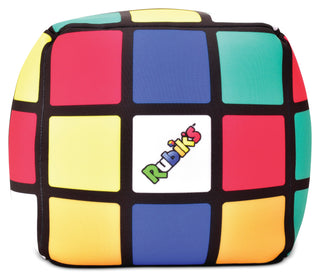 Mini Rubik’s® Cube Microbead Plush – Soft Sensory Pillow &amp; Retro Toy Decor