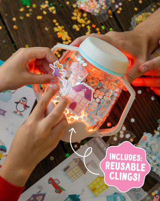 Build Your Own Sensory Snow Globe