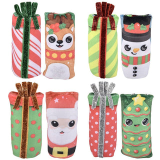 Holiday Flip Plush Water Wiggler – 5.5" Holiday Sensory Fidget Toy