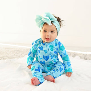 Cruz One Piece Valentines Day Bamboo Convertible Lounge Set with 2 Way Zipper