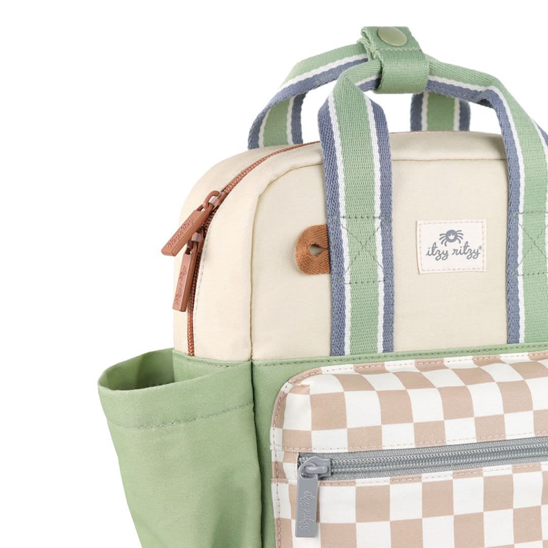 Itzy Bitzy Bag™ Toddler Daycare Backpack in Check Yes – Doodlebug's Children's Boutique