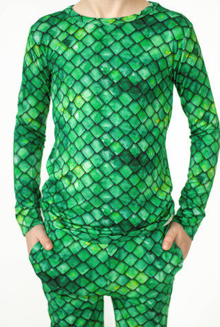 Dragon Scales Bamboo Long Sleeve PJ Set