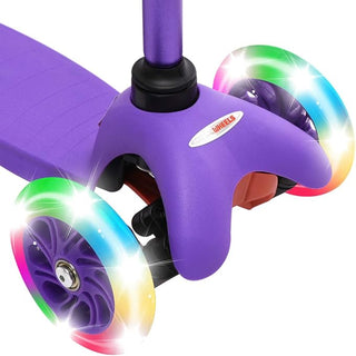 Mega Glidekick Scooter with LED Lights: Purple