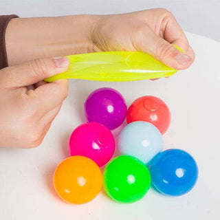 Squishies® Sticky Fidget Stress Balls – 8 Pack