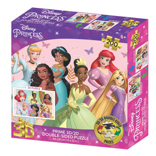 Disney Princess Double Sided 3D/2D Puzzle (150 pieces)