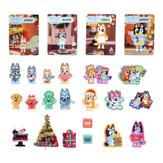 Bluey Fuzzies Advent Calendar – 24 Days of Christmas Surprises