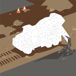 Paint by Sticker Kids: Trucks, Trains & More