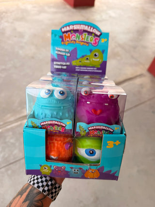 Monster Marshmallow Squishy Stress Toy – Ultra Soft Sensory Fidget for Anxiety Relief, Focus & Calm | Plush Texture Squeeze Toy