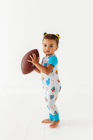 Gridiron Greats Bamboo Zip Romper