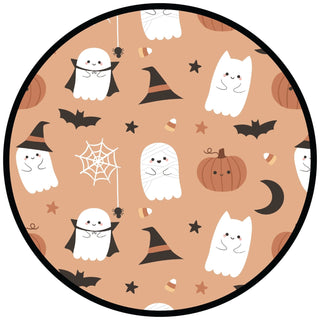 Boo-Tastic Glow-in-the-Dark Halloween Two-Piece Bamboo Long Sleeve Kids Pajama Pants Set