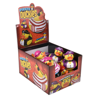 Pirate Rubber Duckies Cruise Ship Hide & Seek Bath Toy Set 3.75” Pirate Rubber Duckies – Cruise Ship Hide & Seek Bath Toy & Party Favor