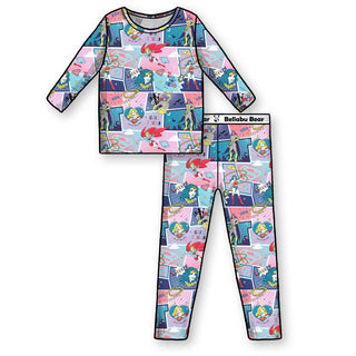 Justice League Heroines Bamboo Kids Pajamas