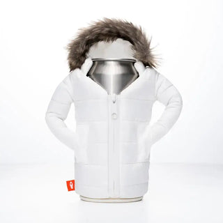 Insulated 12 oz / 16 oz Can Cooler - The Pahka - Sandy White