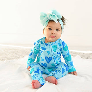 Cruz One Piece Valentines Day Bamboo Convertible Lounge Set with 2 Way Zipper