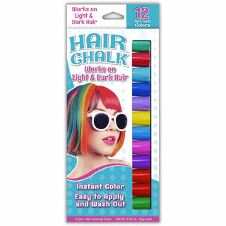 Hair Coloring Chalk, 12 Pack