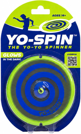 Blue Orange YO-SPIN Glow-in-the-Dark – Gyroscopic Flying Disc, Yo-Yo & Sensory Fidget Skill Toy