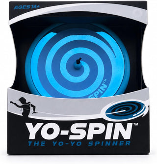 Blue Orange YO-SPIN Metallic Blue – Gyroscopic Flying Disc, Yo-Yo & Sensory Fidget Skill Toy