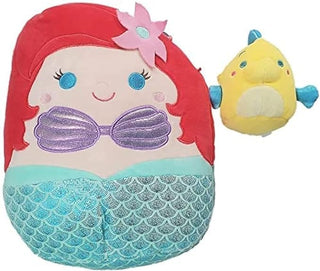 Disney 10-Inch Ariel and 4-Inch Flounder 2-Pack Plush