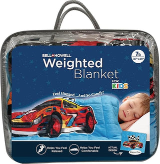 7LB Weighted Blanket: A Soothing Embrace for Restful Sleep - Race Car