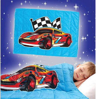 7LB Weighted Blanket: A Soothing Embrace for Restful Sleep - Race Car