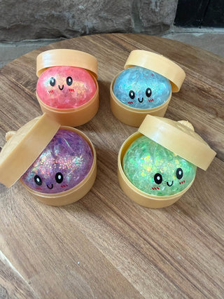 Mini Beaded Dumpling Squishy – Sensory Fidget Toy for Stress Relief, Anxiety & Focus | Soft Bead-Filled Squish Toy for Kids & Tweens
