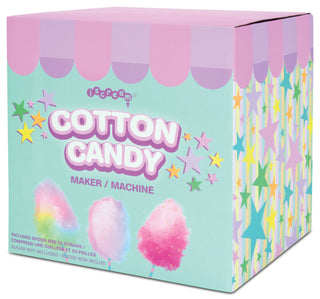 Cotton candy maker machine packaging with colorful design