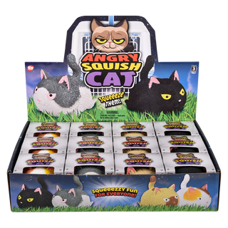 3.5" Squish & Stretch Puffy Cat