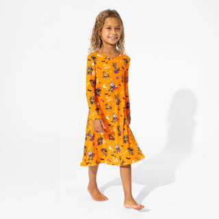 PAW Patrol: Halloween Pups Bamboo Girls' Long Sleeve Dress