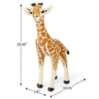 Lifelike Plush Baby Giraffe