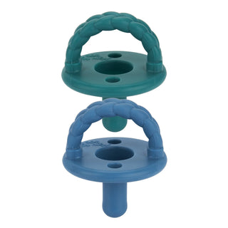 Sweetie Soother™ - Pacifier 2-Pack: Deep Sea & Denim