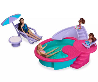 Fashion Doll Ultra-Fun Pool Party Play Set