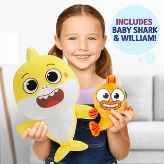 Baby Shark's Big Show! Sing & Swing Baby Shark & William, Plush 2-Pack