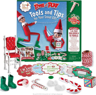 Elves at Play Tools & Tips Kit – 100+ Easy Elf Ideas & 15 Accessories | Elf on the Shelf