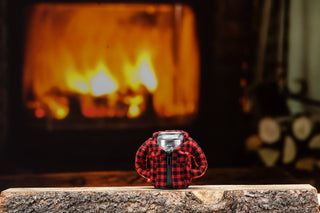 Insulated 12 oz Can Cooler - The Lumberjack - Puffin Red