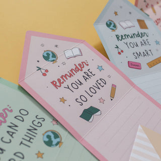 Encouraging Lunch Box Notes Set – 25 Positive Affirmation Cards for Kids