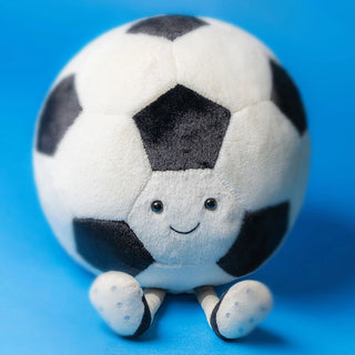 Amuseables Sports Soccer Ball Plush – Adorable Soccer Stuffed Animal & Gift for Soccer Lovers