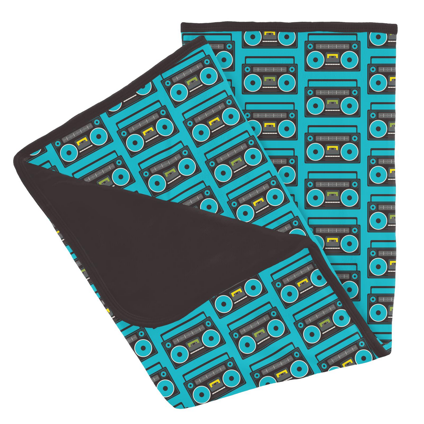 Bamboo Print Stroller Blanket: Confetti Boombox