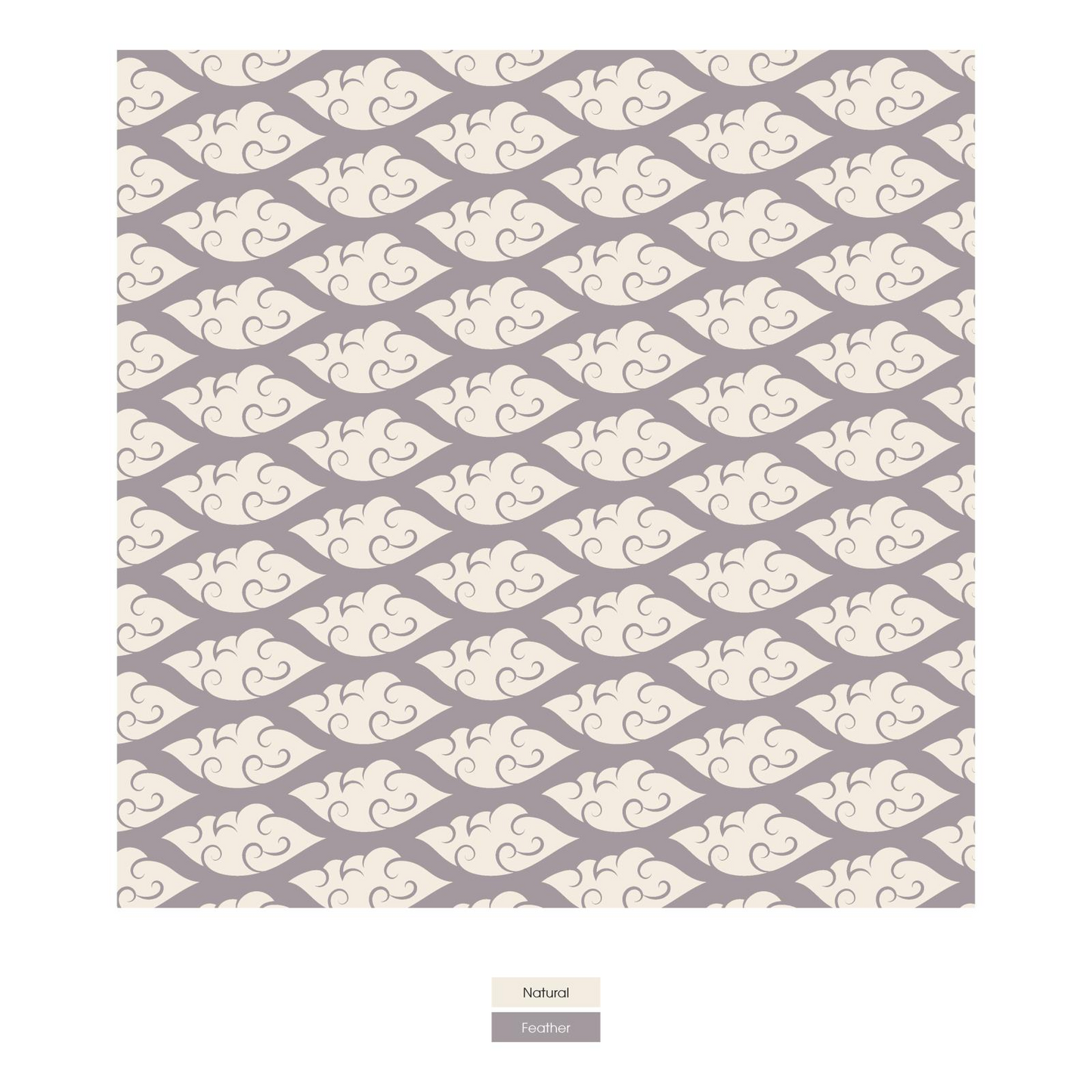 Bamboo Print Stroller Blanket: Feather Cloudy Sea