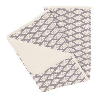 Bamboo Print Stroller Blanket: Feather Cloudy Sea