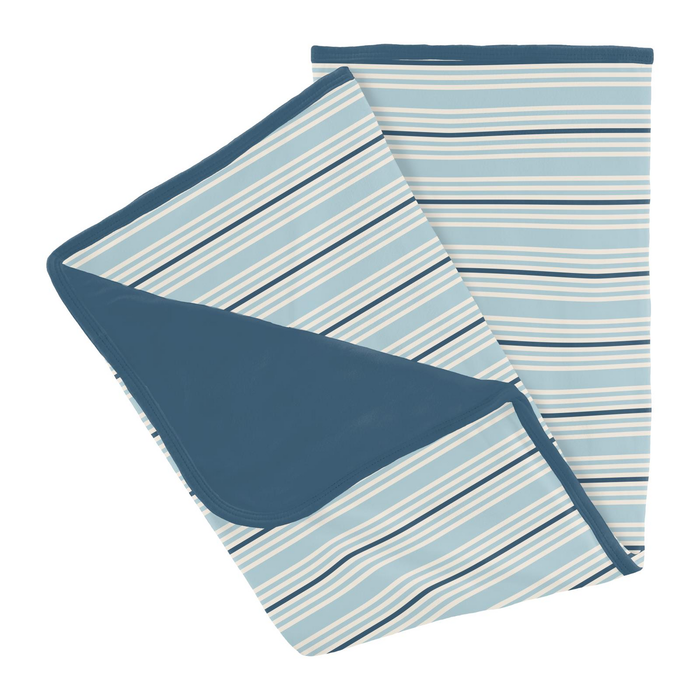 Kickee Pants Print Stroller Blanket: Jetsam Stripe