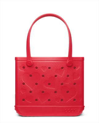 Baby Bag - Conversation Hearts BRIGHT RED