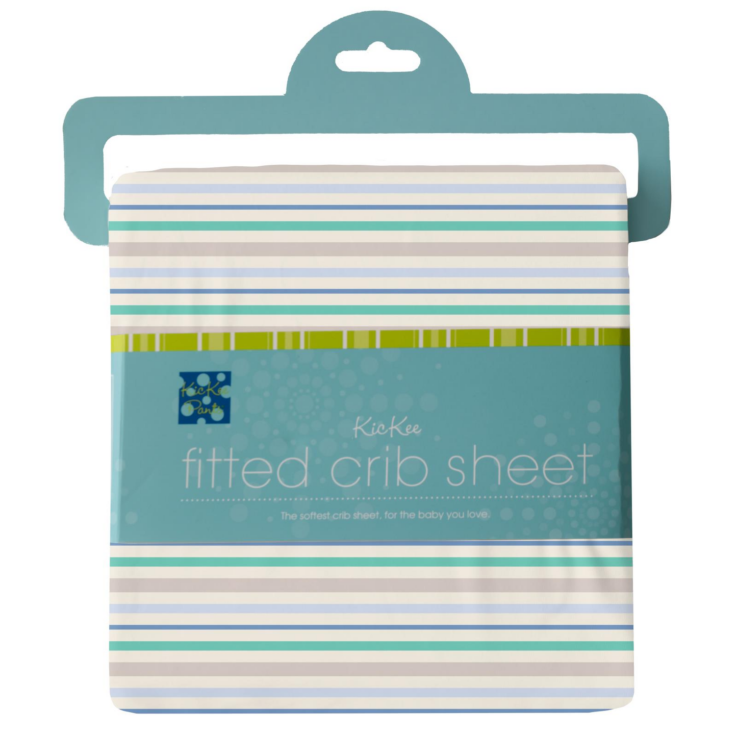 Print Grow-with-me Crib to Twin Sheet: Mythical Stripe