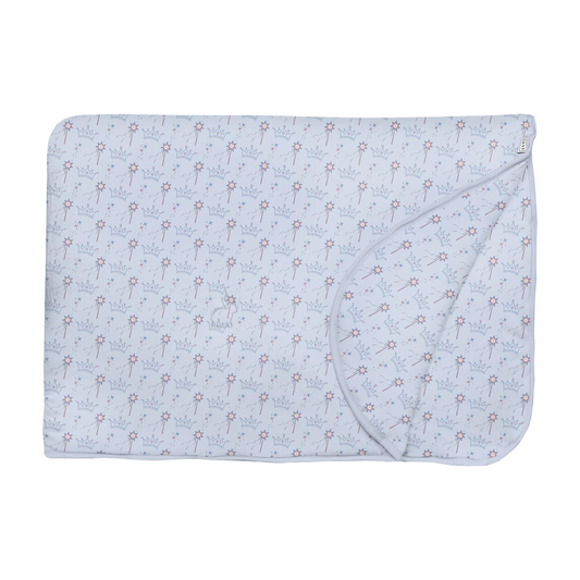 Fluffle Throw Blanket with Embroidery: Dew Magical Princess