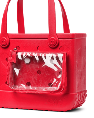 Bitty Bag - Conversation Hearts BRIGHT RED