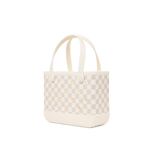 Bitty Bogg Bag - Checkered Coconut/Mushroom