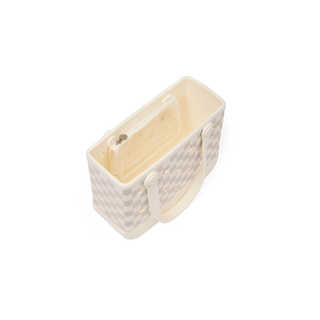 Bitty Bogg Bag - Checkered Coconut/Mushroom